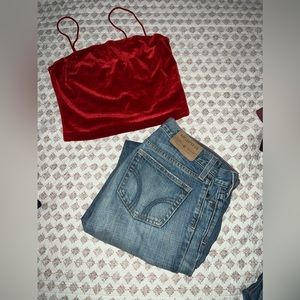 Hollister Mid-rise jeans size 5